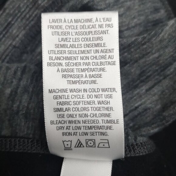 Hyba Warm Systems Ladies Size Large Grey & Black Turtleneck Fleece Lined Top - Picture 5 of 12